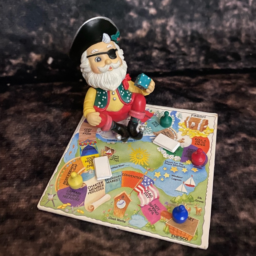Enesco Treasury Ornament, "YO HO HOLIDAYS", 1996 Symbol of Membership W/Box